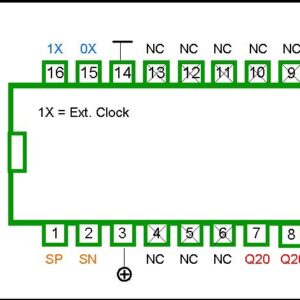 4045 DIP 21-Stage Counter