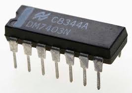 7403 DIP Quad 2-Input NAND Gate With Open Collectors Outputs