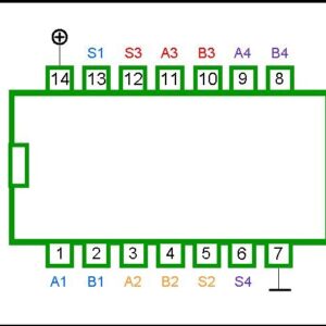 4016 DIP Quad Bilateral Switch