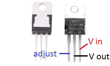 LM317T 1.2 V to 37 V Adjustable Voltage Regulator