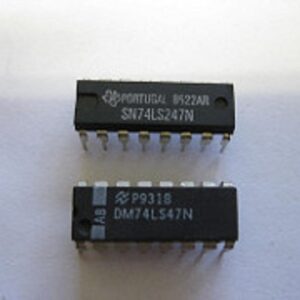 74247 DIP BCD To 7-Segment Decoder / Driver With 15V Open Colllector Outputs