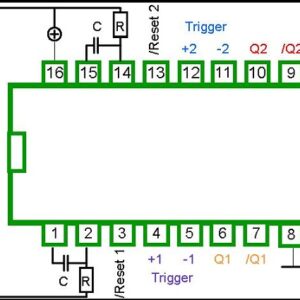 4098 DIP Dual One-Shot Monostable