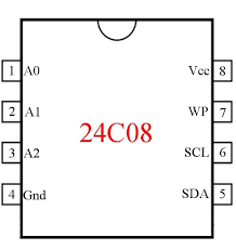 24C08 8 KBIT Serial I2C BUS EEPROM