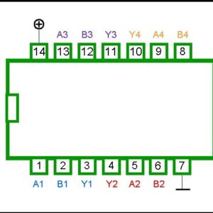 4030 DIP Quad XOR Gate (Replaced By 4070)