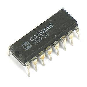 4520 DIP DUAL 4-BIT BINARY UP COUNTER