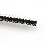 Pin Header Single Round Female 2.54 mm 40 Pin Straight