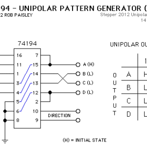 74194 DIP 4-Bit Bidirectional Universal Shift Register