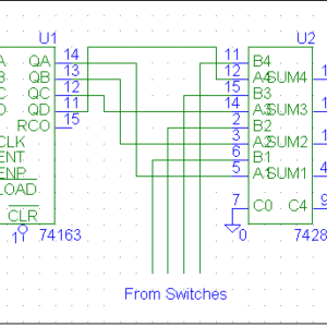 74283 DIP 4-Bit Binary Full Adder