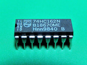 74162 DIP Synchronous 4-Bit Counter With Synchronous Clear