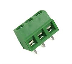 3 Pin 5.08mm Pin PCB Mount Screw Terminals Block Pitch