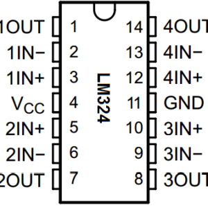 LM324 DIP SINGLE SUPPLY QUAD OPERATIONAL AMPLIFIER