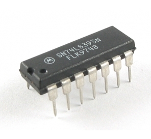 74393 DIP Dual 4-Bit Binary Counter