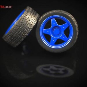 Blue Wheel For Robot 65mm High Quality Rubber