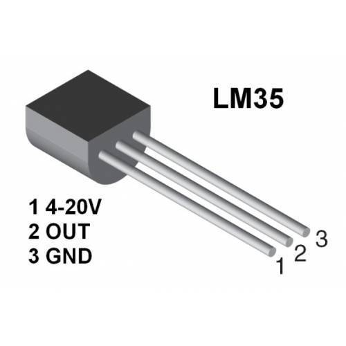 LM35 Precision Centigrade Temperature Sensor