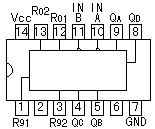 74390 DIP Dual 4-Bit Decade Counter