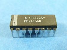 74166 DIP Parallel-Load 8-Bit Shift Register