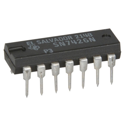 7426 DIP Quad 2-Input NAND Gate With 15V Open Collector Outputs