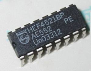 4521 DIP 24-STAGE FREQUENCY DIVIDER