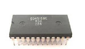 4514 DIP 1-OF-16 DECODERDEMULTIPLEXER ACTIVE HIGH OUTPUT