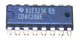 4028 DIP BCD To Decimal (1-Of-10) Decoder