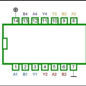 4507 DIP IC CMOS QUADRUPLE EXCLUSIVE OR GATE