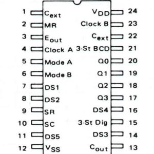 4534 DIP FAULT-PROTECTED, HIGH-VOLTAGE, SINGLE 4-TO-1/DUAL 2-TO-1 MULTLIPLEXERS