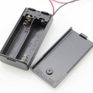 2 Way AA Battery Holder With Switch On / Off for 1.5v