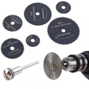 6pcs Metal HSS Circular Saw Blade Set Cutting Discs for Rotary Tool