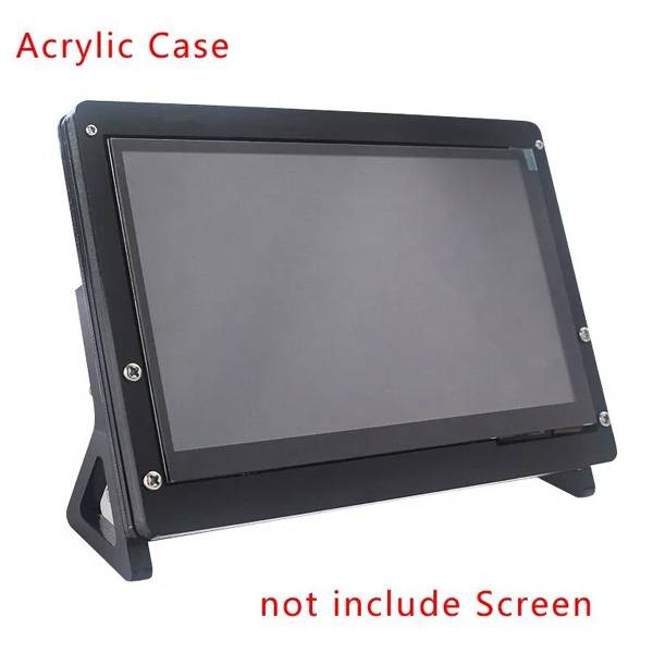 7 Inch LCD Acrylic Screen Case Holder Bracket For Raspberry Pi 3