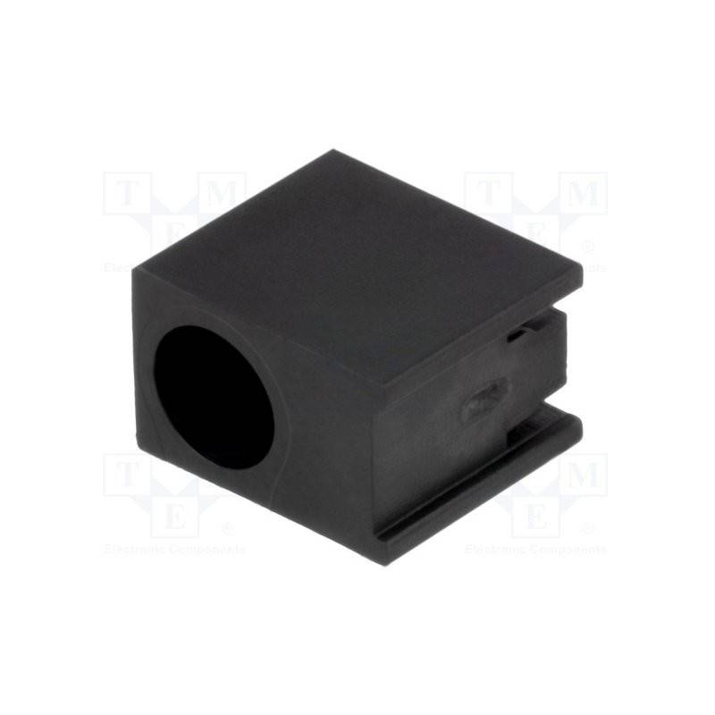 LED Housing 3MM Polyamide Angular BLACK