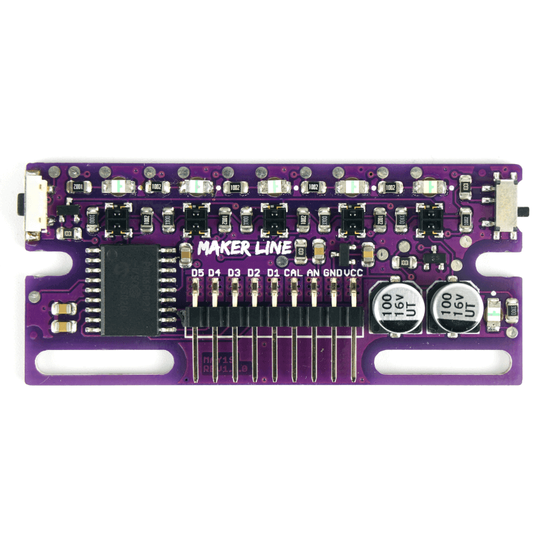 Maker Line: Simplifying 5 Channel Line Tracking Sensor For Beginner