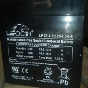 12V 4.5Ah LEOCH LP12-4.5 Battery