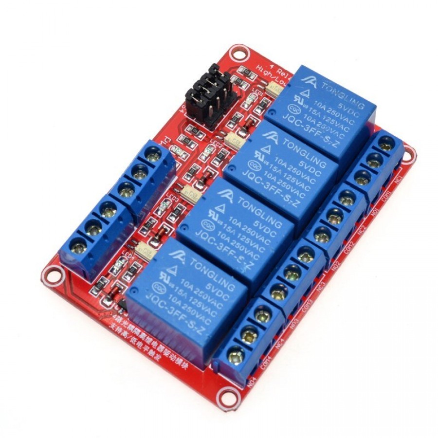 Relay Module 4 Channel – 5V DC