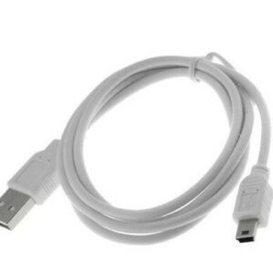 Premium USB White Cable For Arduino Nano 100Cm USB to Mini USB