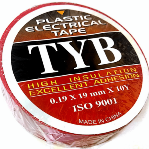 TYB Plastic Electrical Tape Red Color