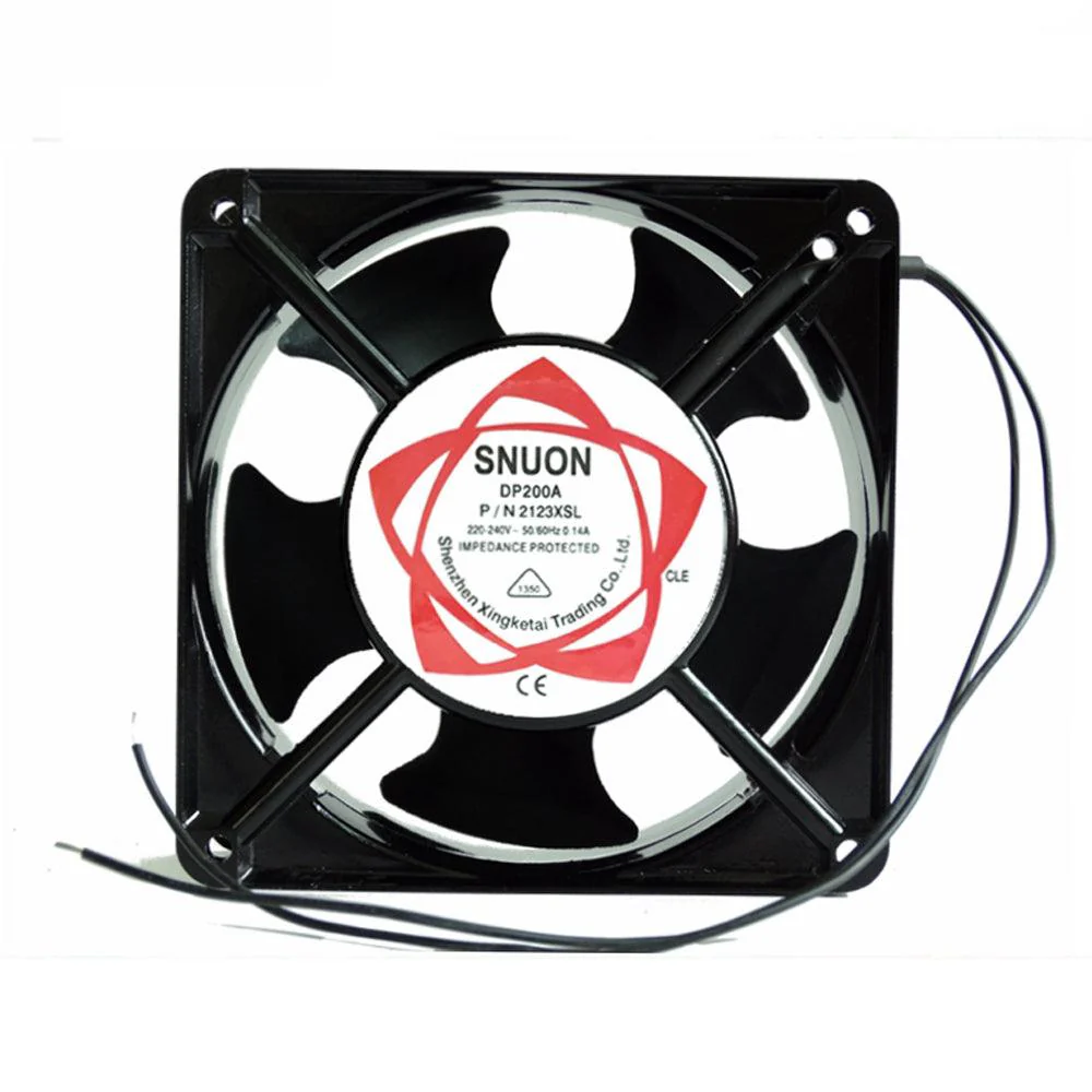 Snuon-DP200A Rack Fan 220V (120x120x38mm ) 220-240v 0.14a 50/60hz