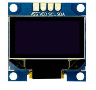 OLED 0.96 inch 128×64 white Display Module ( Unsoldered )