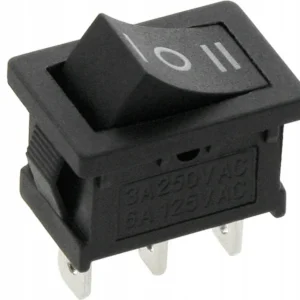 Press Boat Rocker Switch ON-OFF-ON small 3 pin