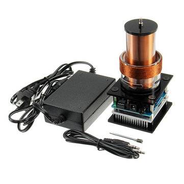 AC 100-240V High Power Music Tesla Coil Plasma Speaker With Adapter