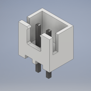 Flat Cable Connector 2 Pin Male