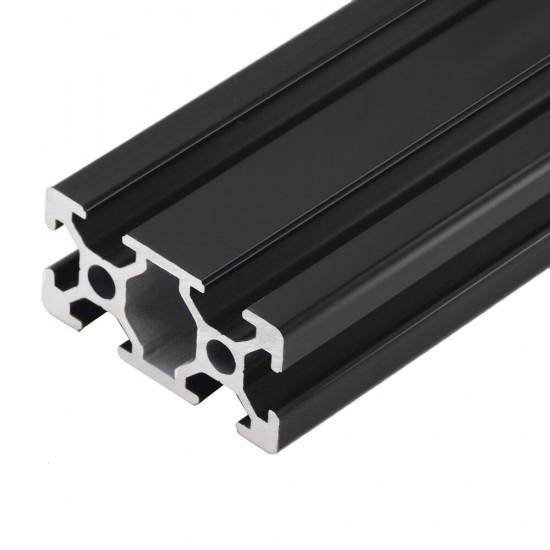 1M Industrial V slot Aluminum Rail Profile 2040 Black Color