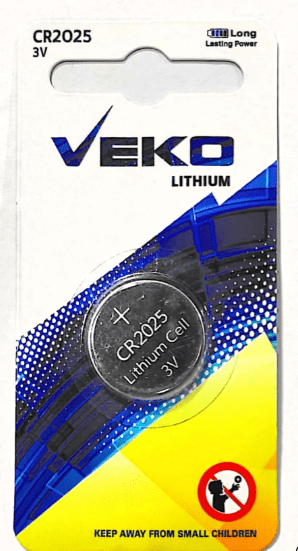 VEKO Lithium Coin Battery 2025 3V