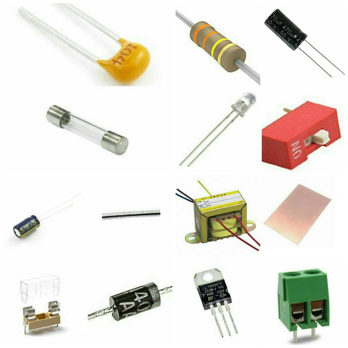 5V Power Supply Components