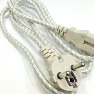 1.5m Plug 3 Pin AC Power Cable Cord