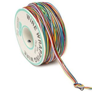 8-Wire Colored Insulation Wrapping Wire (P/N B-30-1000) 300M 30AWG