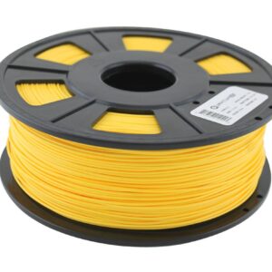 3D Printer PLA Filament 1.75mm Yellow