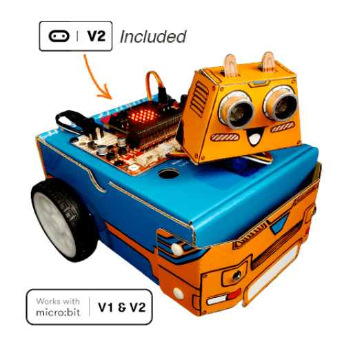 ZOOM:BIT Robot Car Kit for micro:bit (V2 included)