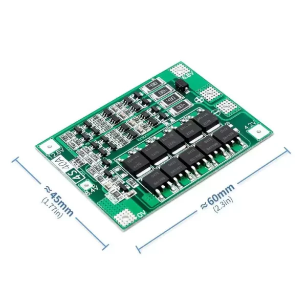 Lithium Battery Charger Protection Module (BMS) 4S 40A 16.8V