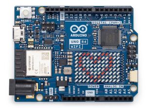 Arduino UNO R4 . Wi-Fi and Bluetooth, RA4M1 , Renesas , ESP32-S3 , LED , Qwiic ,