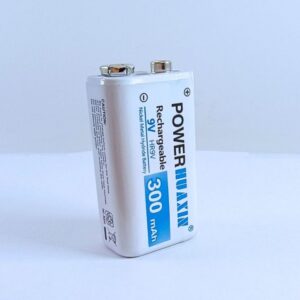 HUAXIN Ni-MH 9V BATTERY (RECHARGEABLE) – 300 MAH